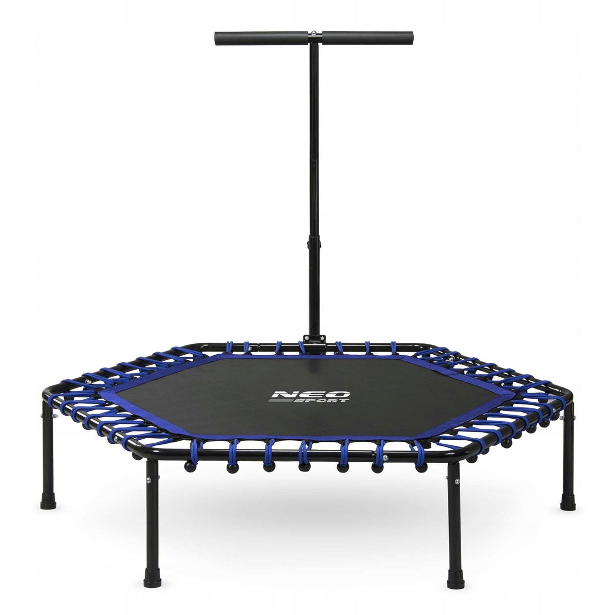 FITNESS TRAMPOLINE FOR EXERCISE AT HOME WITH HANDLE STRONG 100 KG LARGE 127 CM Brand MatMay