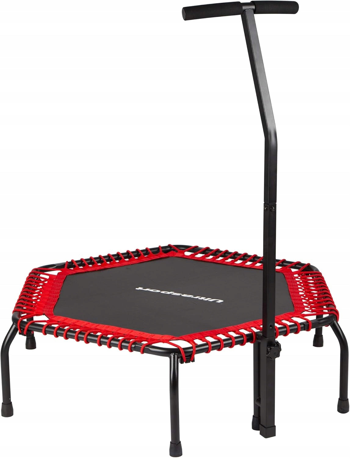 FITNESS TRAMPOLINE ULTRASPORT WITH HANDLE STRONG STABLE UP TO 100KG
