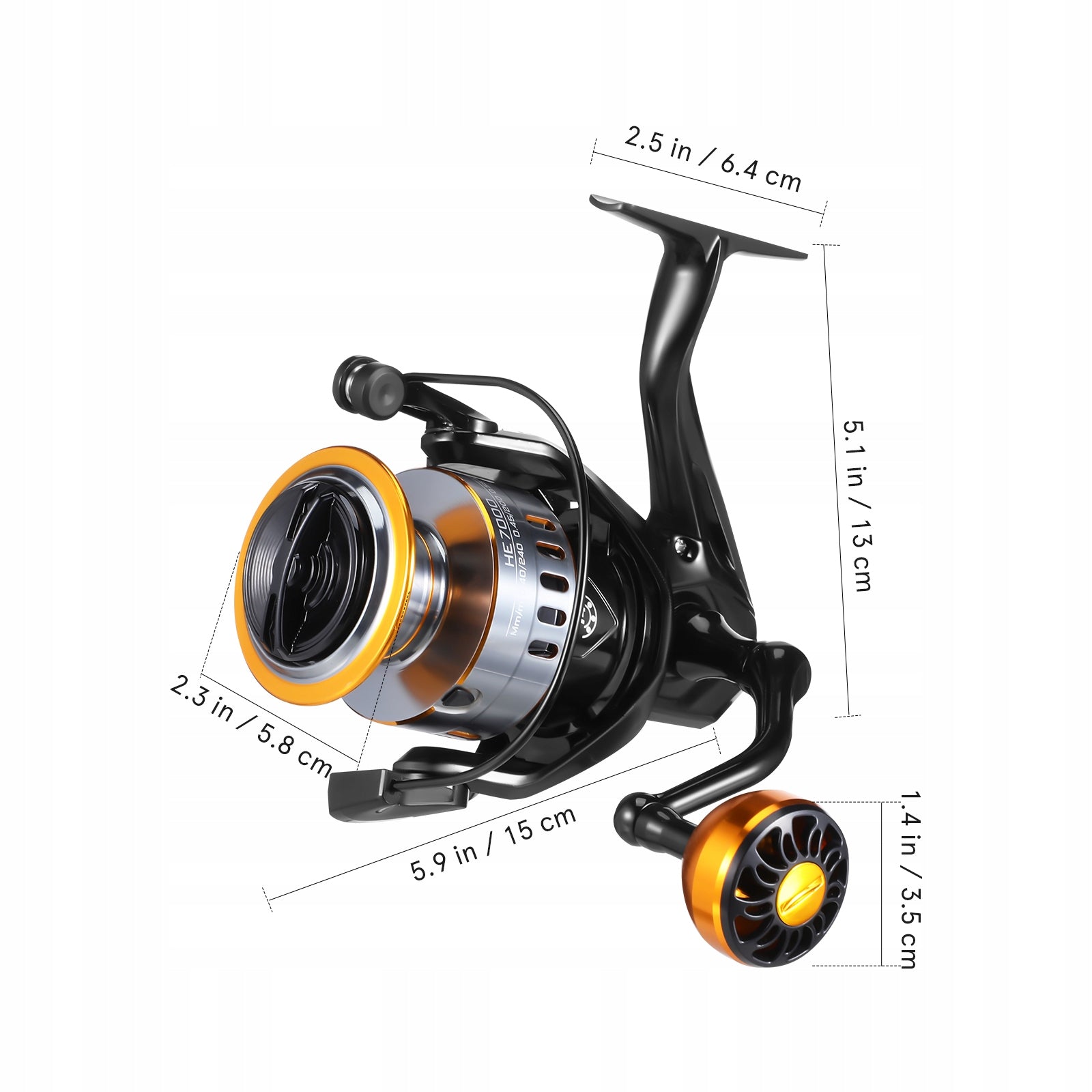 FL FX4000 Metal Spinning Reel - All-Metal Drive - Built for Big Game Packaging status original