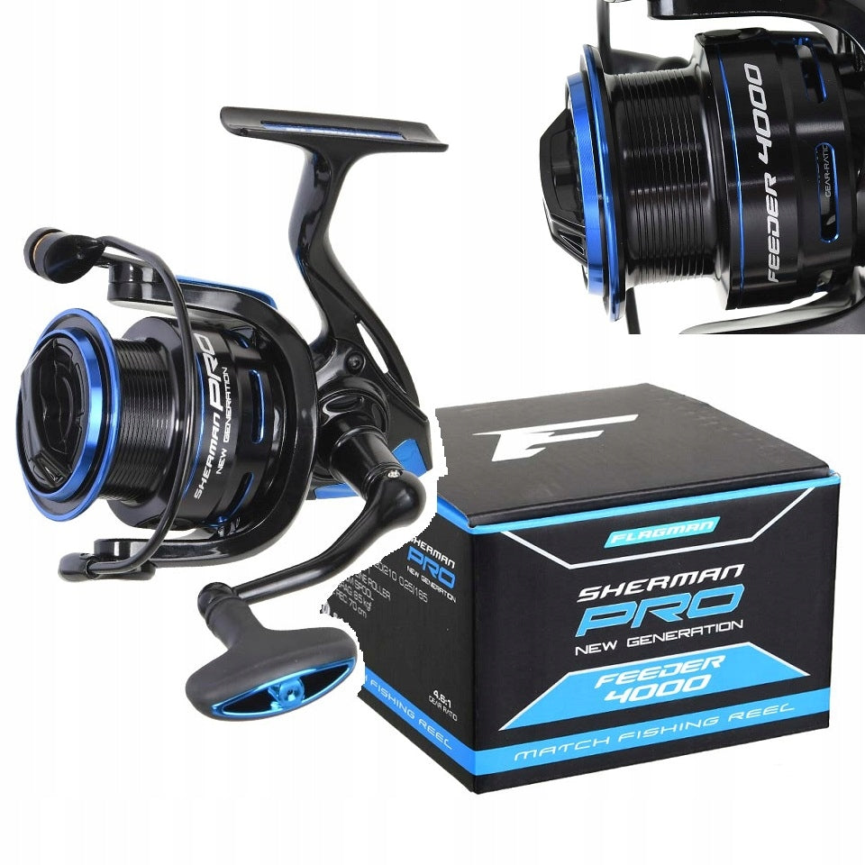 FLAGMAN REEL SHERMAN PRO NEW GENERATION FEEDER 4000 4,6:1 6+1BB