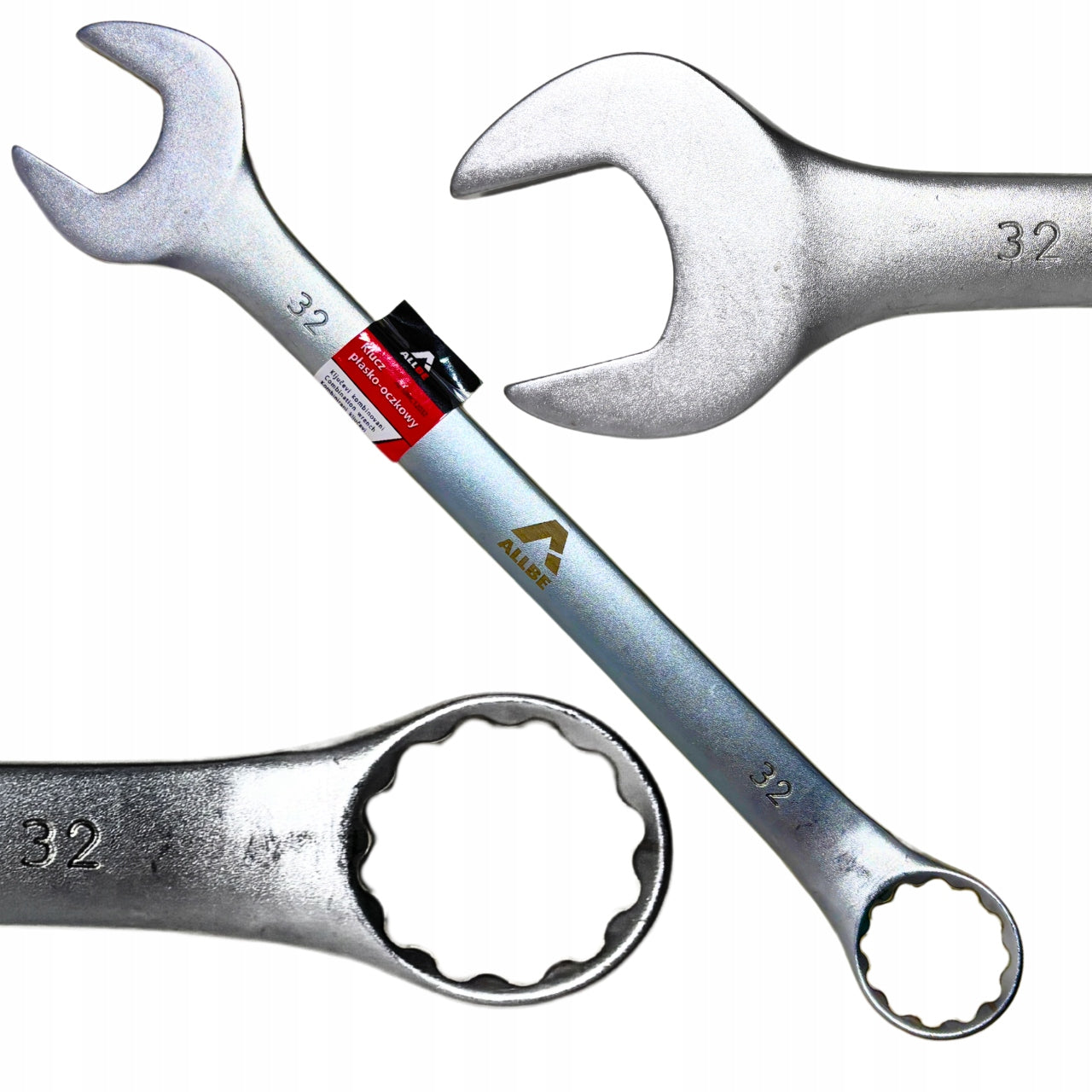FLAT EYE WRENCH 32mm STEEL CRV FLAT EYE WRENCH Cr-V STRONG SOLID
