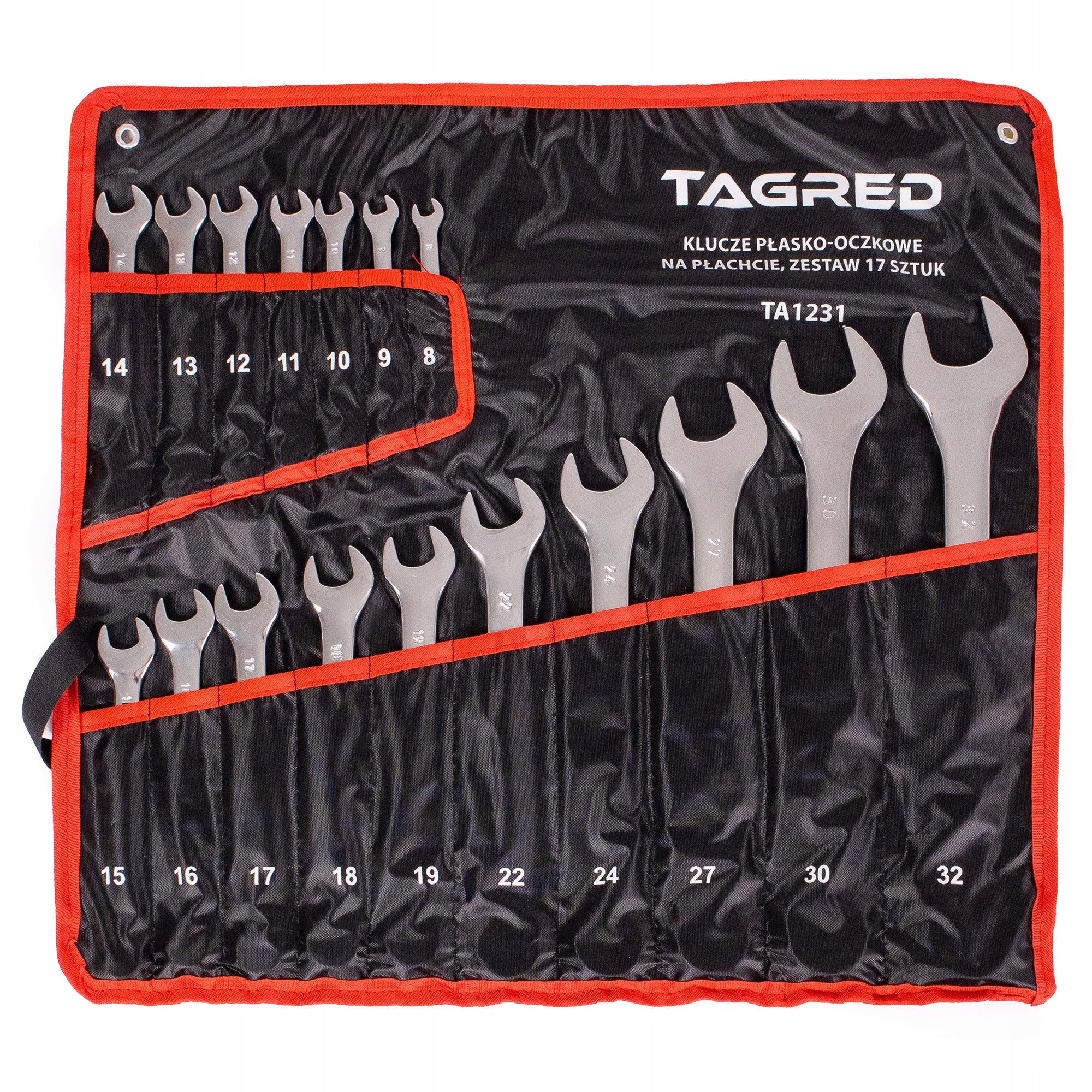FLAT-EYE WRENCHES 8-32 ON SHEET SET OF 17 PIECES EAN (GTIN) 5903293511633