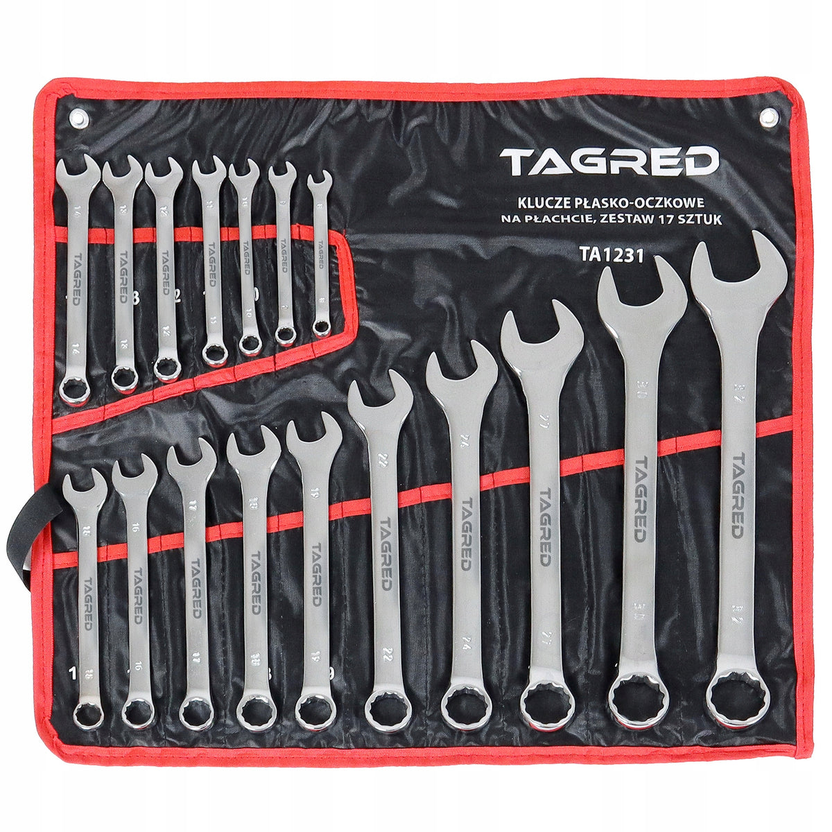 FLAT-EYE WRENCHES 8-32 ON SHEET SET OF 17 PIECES