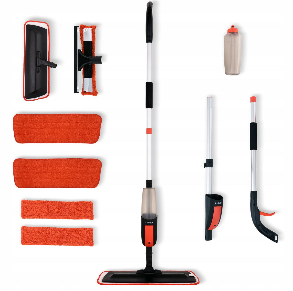FLAT MOP WITH WASHER Lund 41 cm 2in1 Microfiber Window Washer