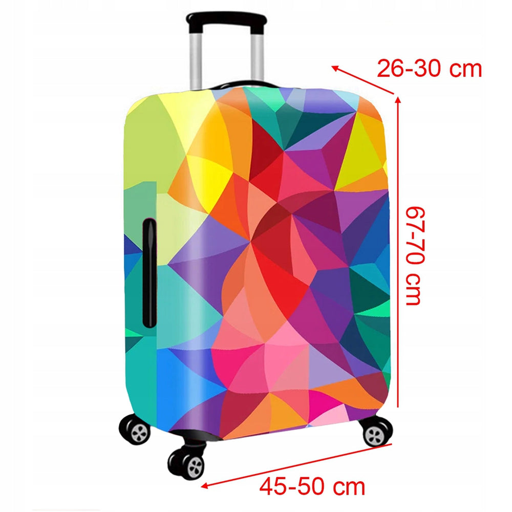FLEXIBLE PROTECTIVE COVER FOR TRAVEL LUGGAGE SUITCASE 70X 50X 30CM COLOR Brand no brand