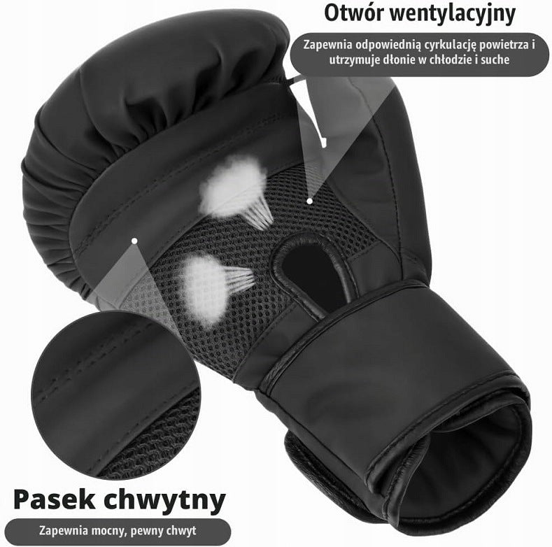 FLINTRONIC BOXING GLOVES 10 Oz TRAINING GREY Brand Flintronic
