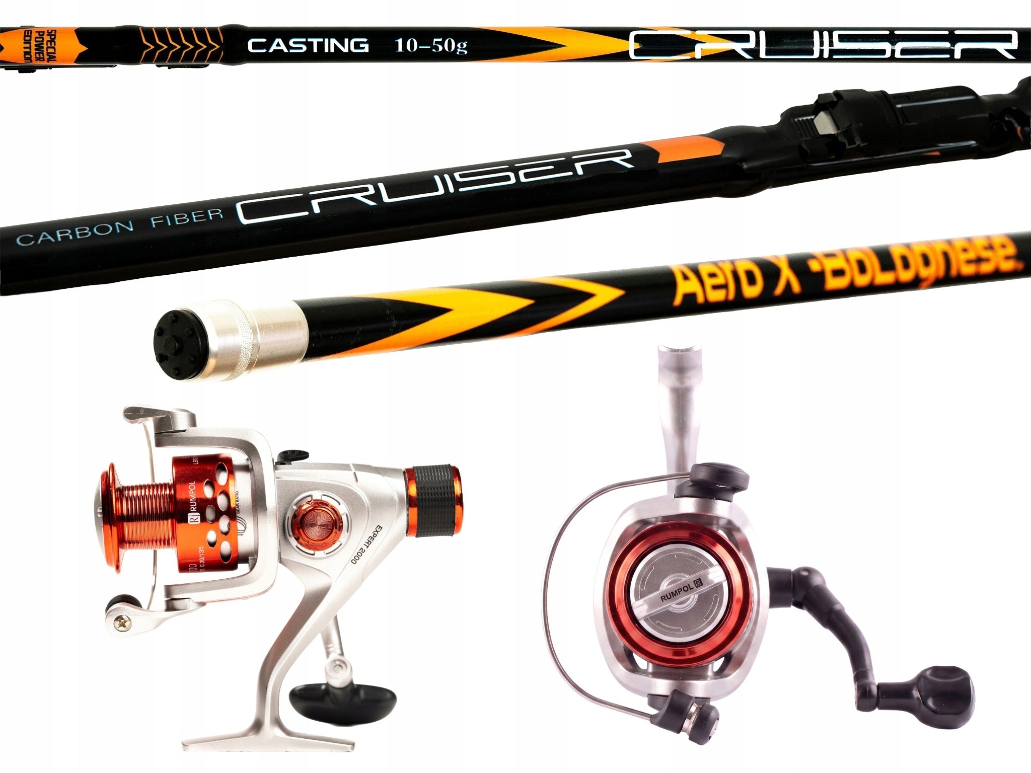 FLOAT SET ROD BOLOGNESE 4M RUMPOL REEL EXPERT 2000