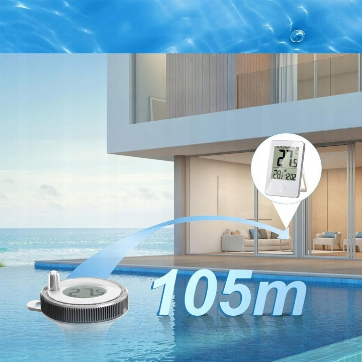 FLOATING POOL THERMOMETER FOR WATER JACUZZI TEMPERATURE Manufacturer Meteo