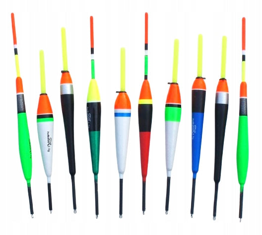 FLOATS SET OF THROUGH FLOATS 10 PIECES FOR RIVER AND LAKE FLOAT