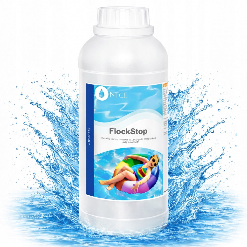 FLOCK STOP Pollution Coagulant Flok Clean Water Swimming Pool Jacuzzi NTCE 1L Manufacturer code 469362372