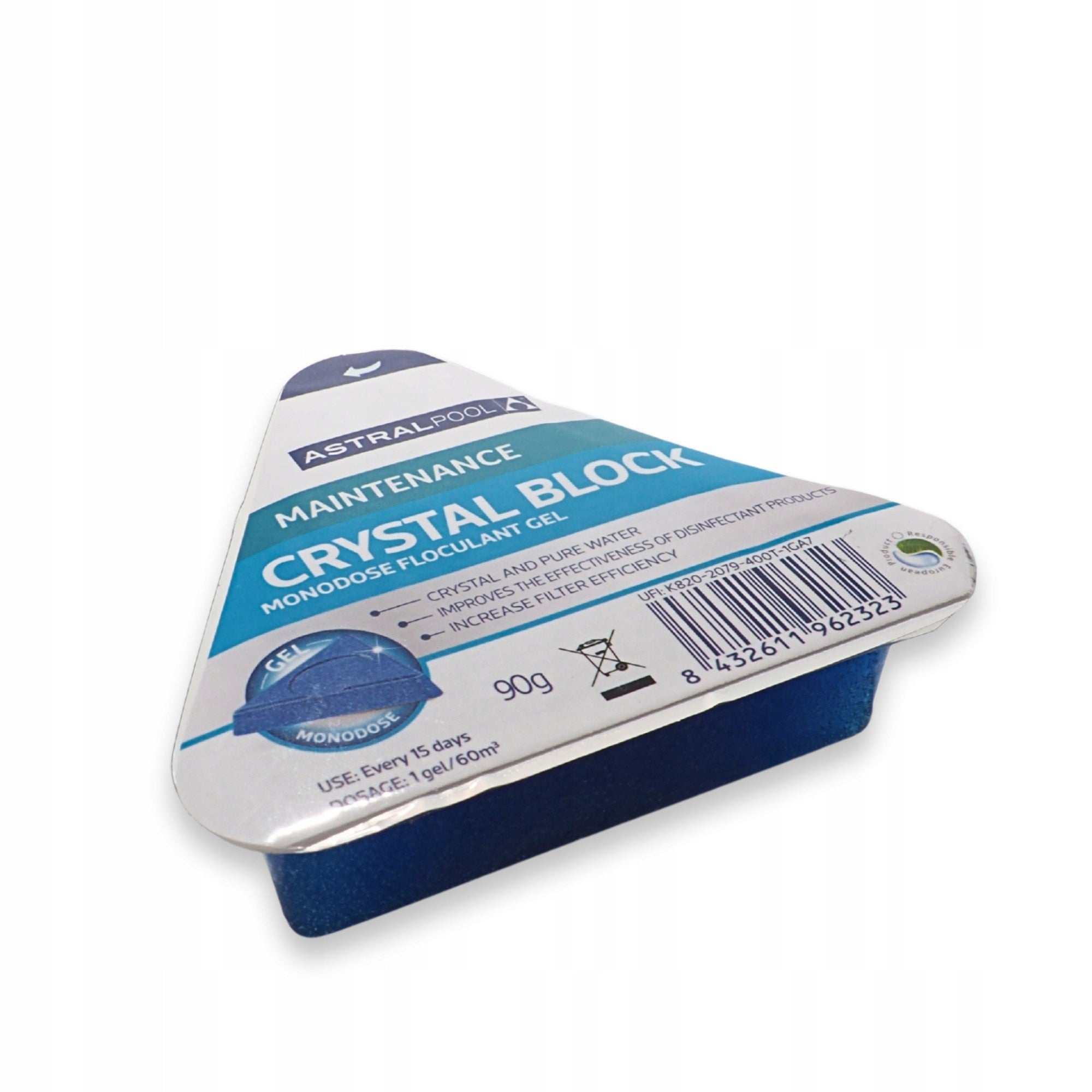 FLOCKING AGENT FLOCCULANT COAGULANT GEL CONVENIENT APPLICATION 90g Manufacturer code 67558