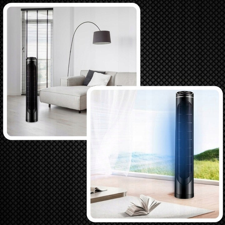 FLOOR COLUMN FAN QUIET STANDING FAN LARGE XXL ADJUSTABLE Functions oscillation
