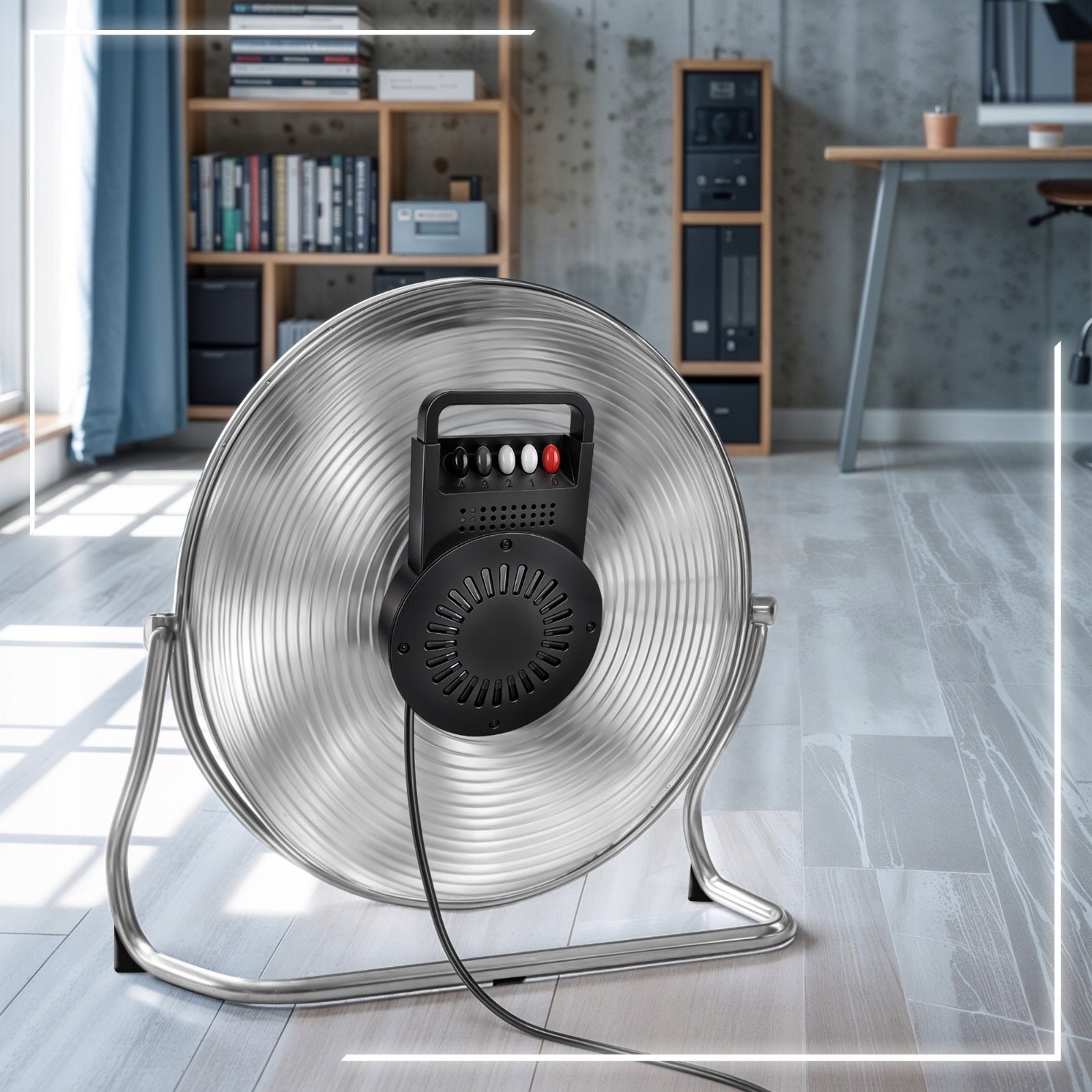 FLOOR FAN INDUSTRIAL METAL FAN CIRCULATOR STRONG XXL PRO Model Huragan Pro