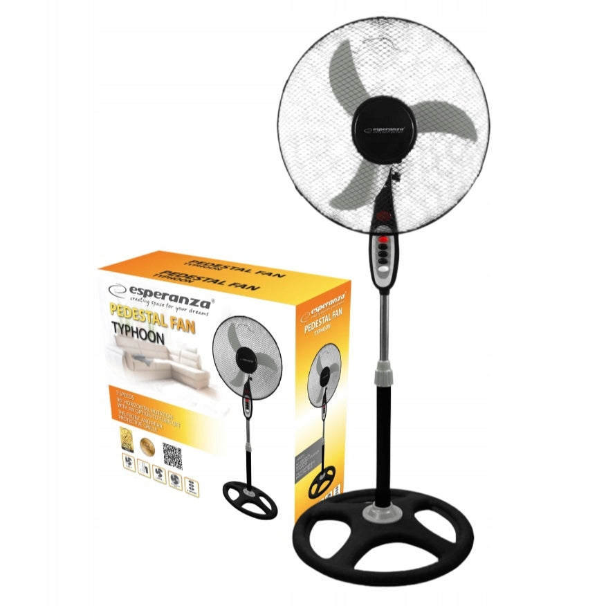 FLOOR FAN STANDING FAN DIAMETER 45CM STRONG 50W STABLE FOOT Packaging status original