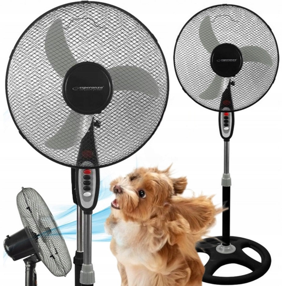 FLOOR FAN STANDING FAN DIAMETER 45CM STRONG 50W STABLE FOOT