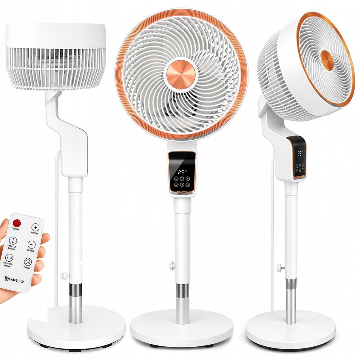 FLOOR FAN WINDMILL STANDING VERTICAL OSCILLATION HORIZONTAL AROMATHERAPY