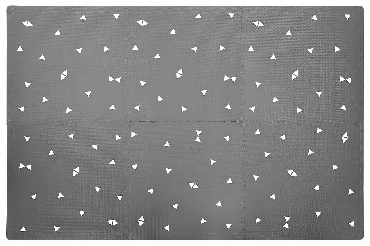 FLOOR FOAM MAT XXL 180x120 LARGE THICK PUZZLE FOAM TRIANGLES EAN (GTIN) 5904204290104