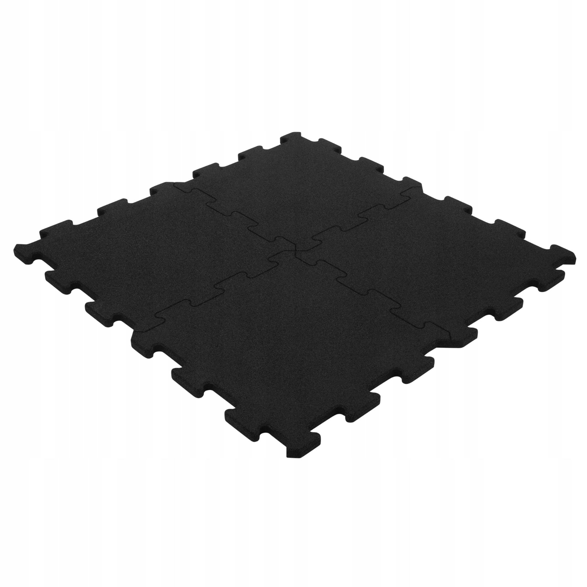 FLOOR MAT RUBBER PROTECTIVE PUZZLE 102x102 FOR GYM FOR EQUIPMENT 10mm Packaging status original