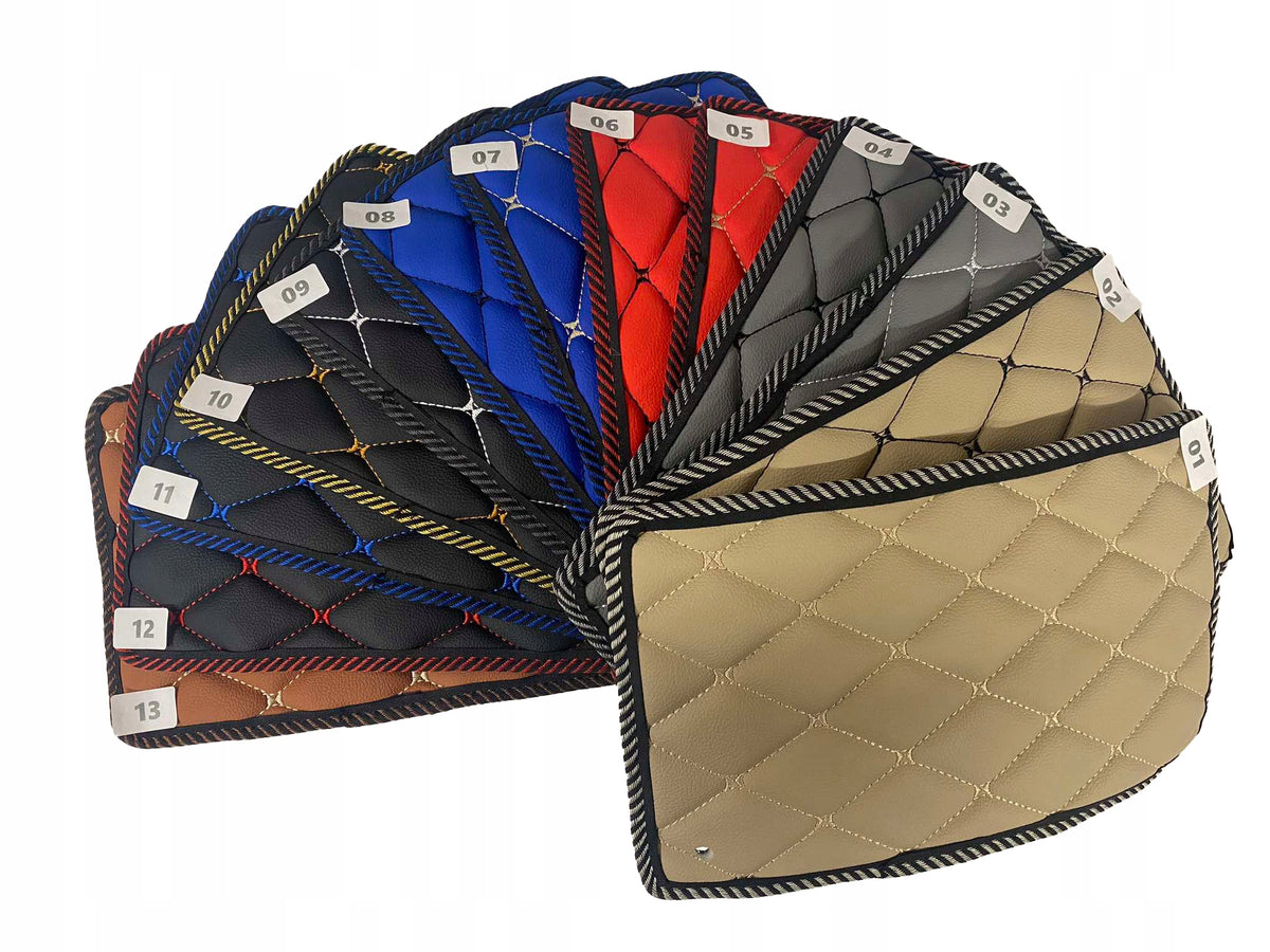 FLOOR MATS QUILTED DIAMONDS ROYAL MERCEDES ACTROS MP4 / 5 LIGHT BROWN Manufacturer's catalog number 5903699313138