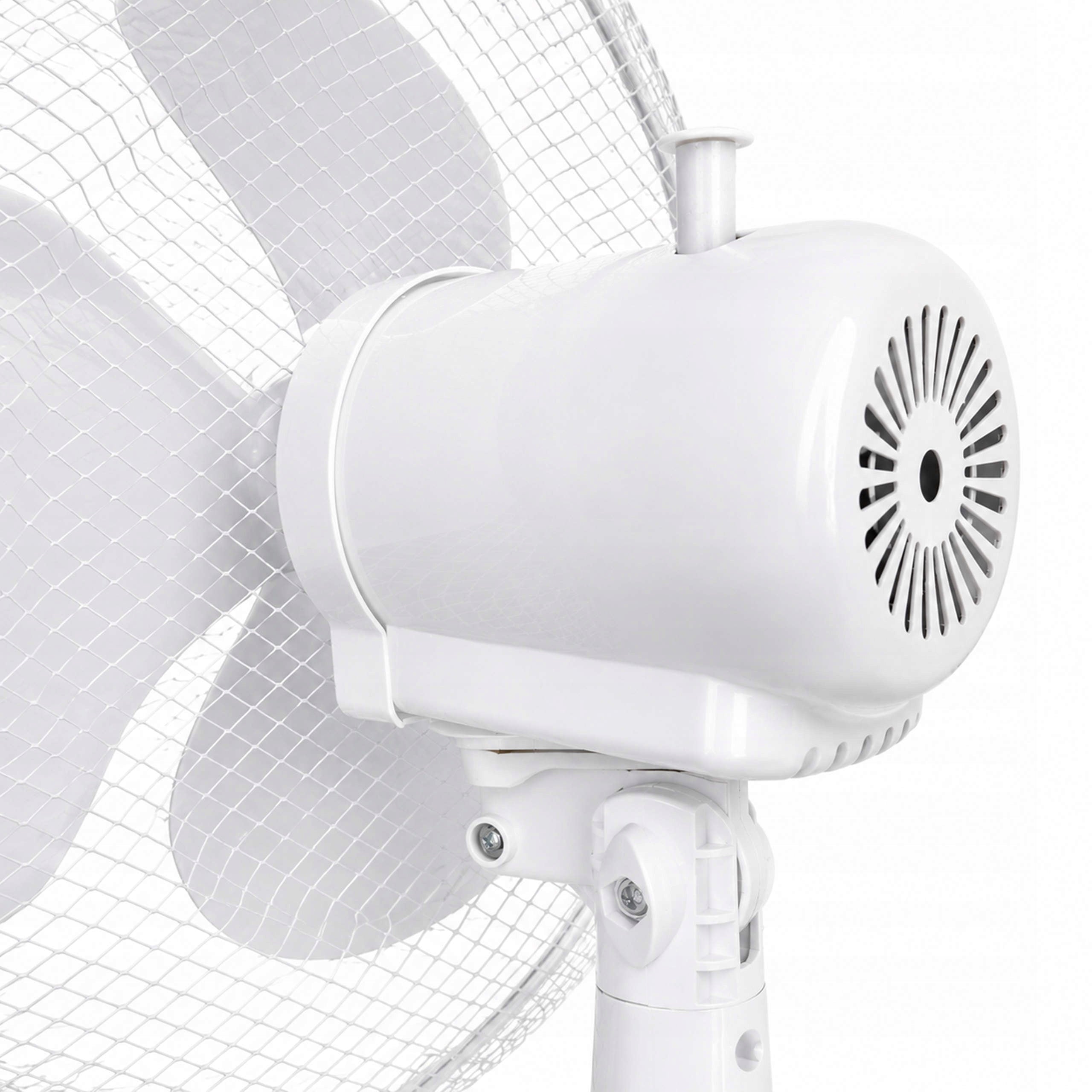 FLOOR STANDING FAN FREESTANDING FAN QUIET POWERFUL 40W PROPELLER Dominant color white