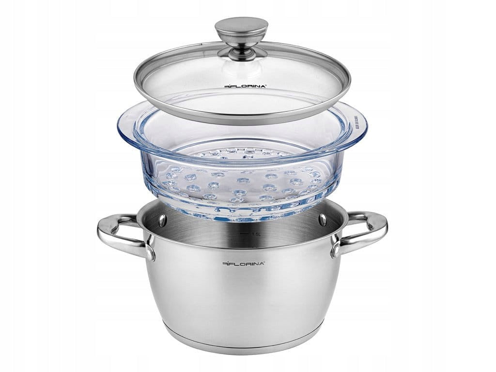 FLORINA Steaming pot STIMA 20 cm/ 3 el Brand Florina