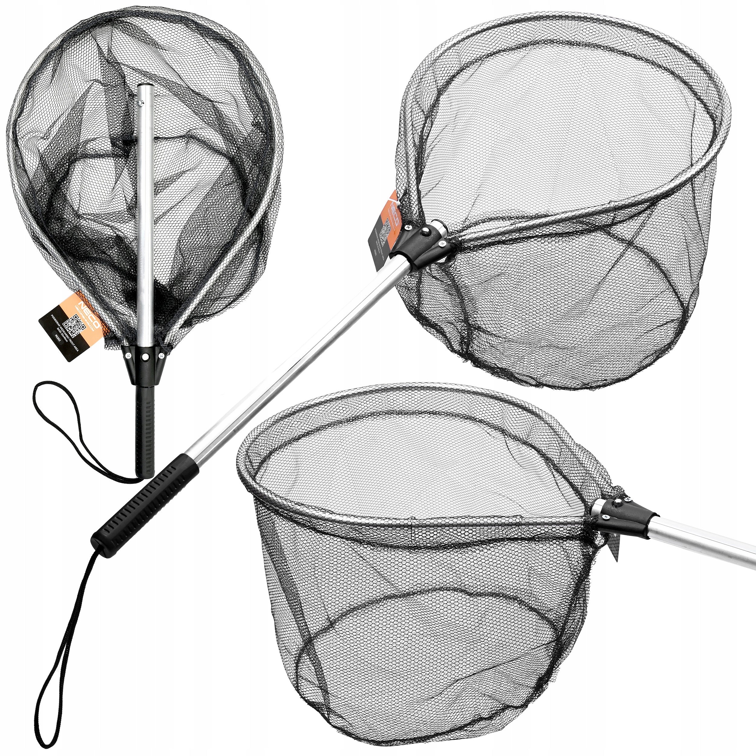 FLY SPINNING LANDING NET NECO TROUT AREA BASE 50CM