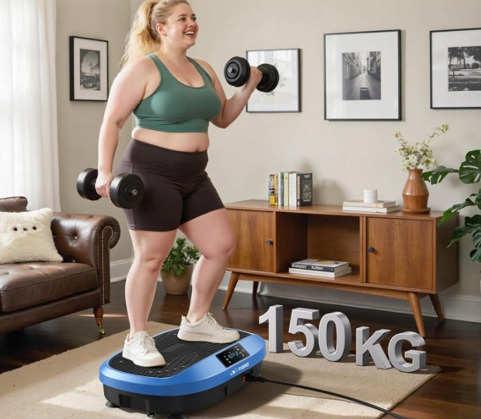 FLYBIRD Vibration plate, 120 intensity levels/5 drainage programs Brand FED Fitness