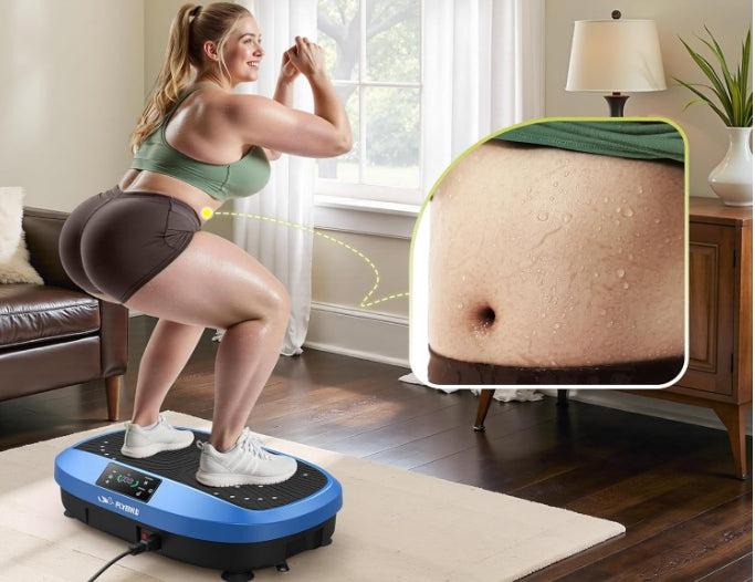 FLYBIRD Vibration plate, 120 intensity levels/5 drainage programs Manufacturer code B0FNRDL9XC