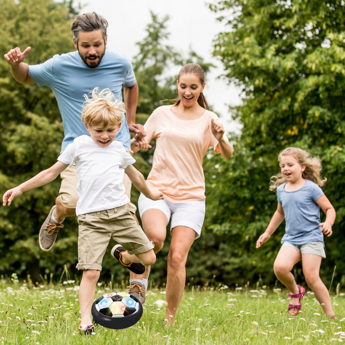 FLYING LEVITATING FOOTBALL WITH LIGHT CYMBERGAJ AIR HOVERBALL DISC Kid's age 3＋ years