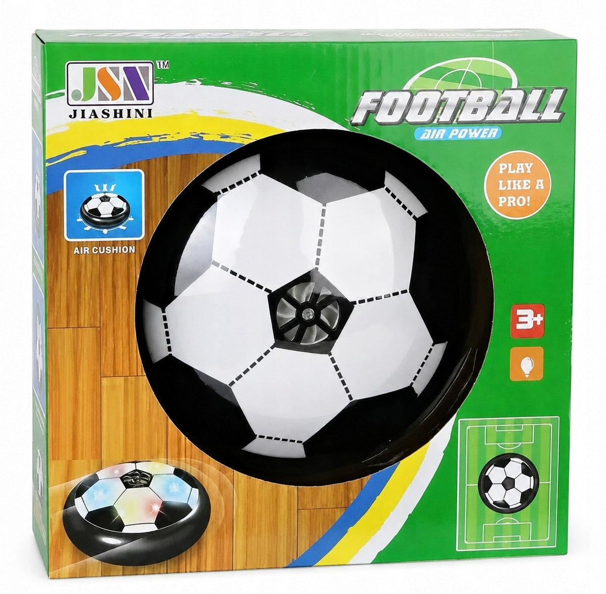 FLYING LEVITATING FOOTBALL WITH LIGHT CYMBERGAJ AIR HOVERBALL DISC Packaging status original
