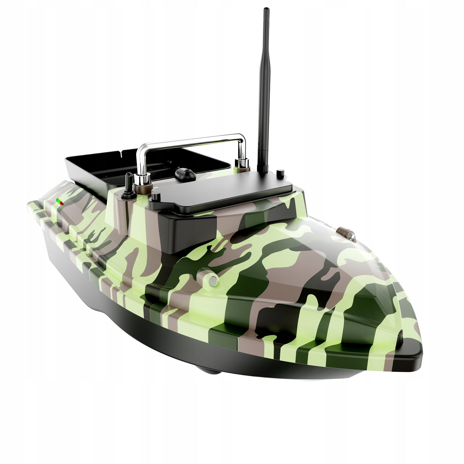 FLYTEC V050 CAMO GREEN BAIT BOAT, CRUISE CONTROL, 500m, 12000mAh BATTERY Manufacturer code 770913427569