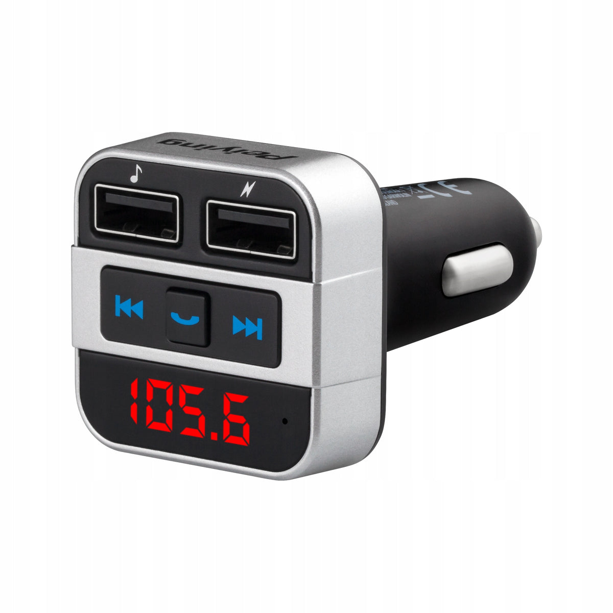FM Transmitter Peiying BT 2xUSB Bluetooth Charger 12 - 24 V AUX
