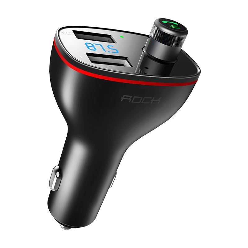 FM Transmitter Rock B300 Bluetooth 4.2 MP3 2x USB Car Charger
