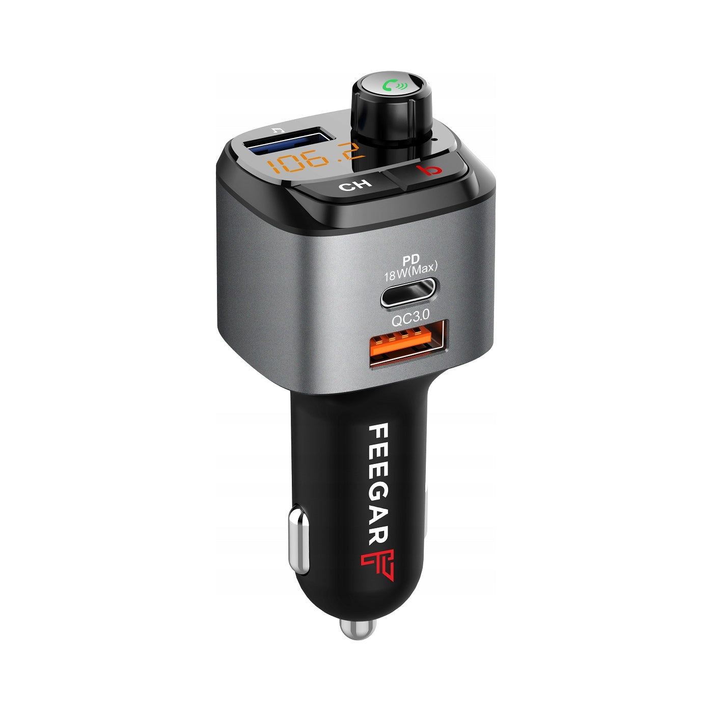 FM bluetooth transmitter Charger FEEGAR Q100 Pro