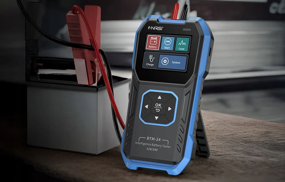 FNIRSI BTM-24 Battery Tester Car 12V 24V 2000A CCA LCD SOH SOC Pro Manufacturer code BTM-24