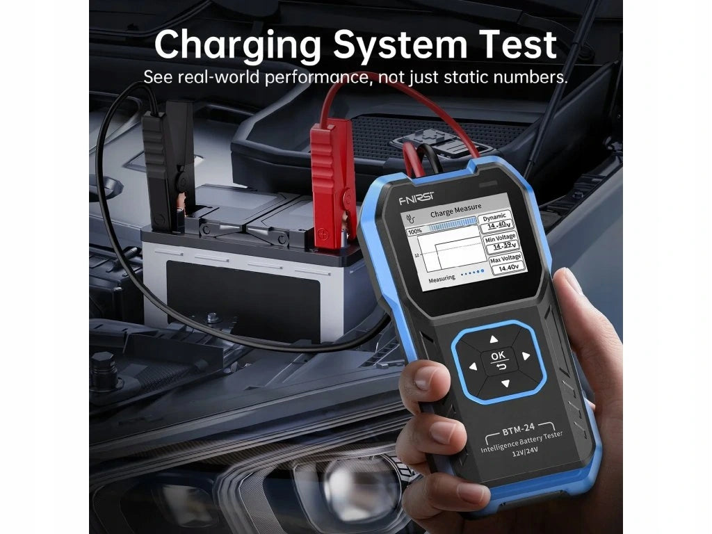 FNIRSI BTM-24 Multifunkčný tester autobatérií 12V/24V Manufacturer code Tester akumulatora 12V 24V FNIRSI BTM-24