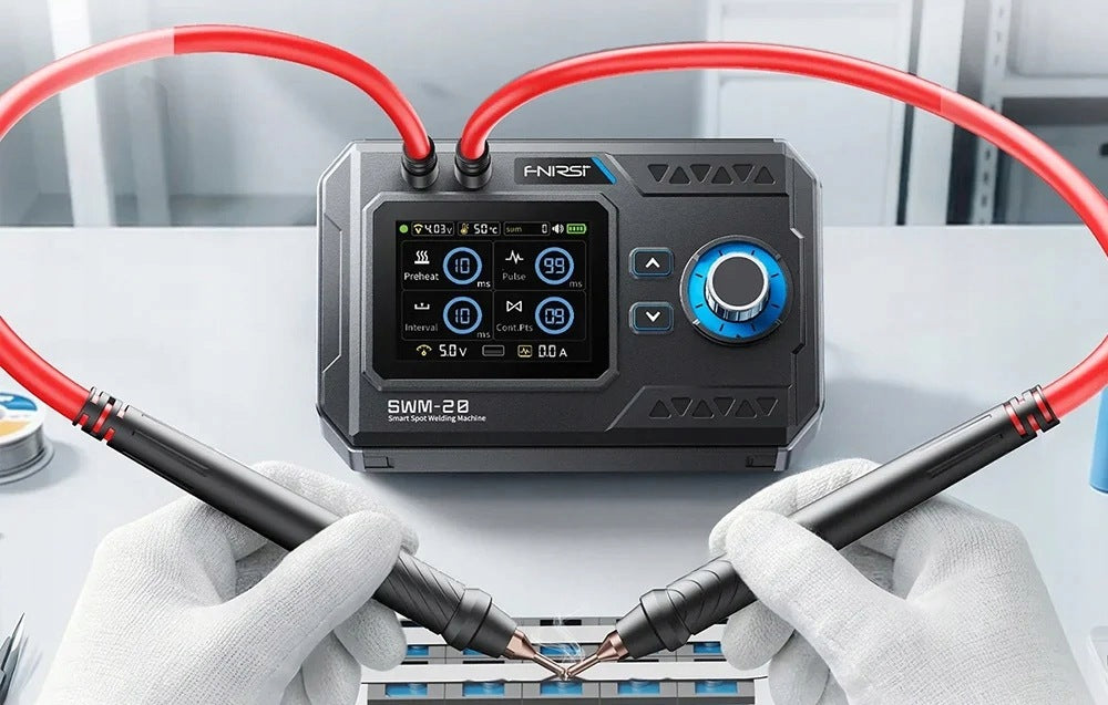 FNIRSI SWM-20 Cordless Handheld Power Bank Welding Machine Powerbank 1200A Manufacturer code 5905156108134