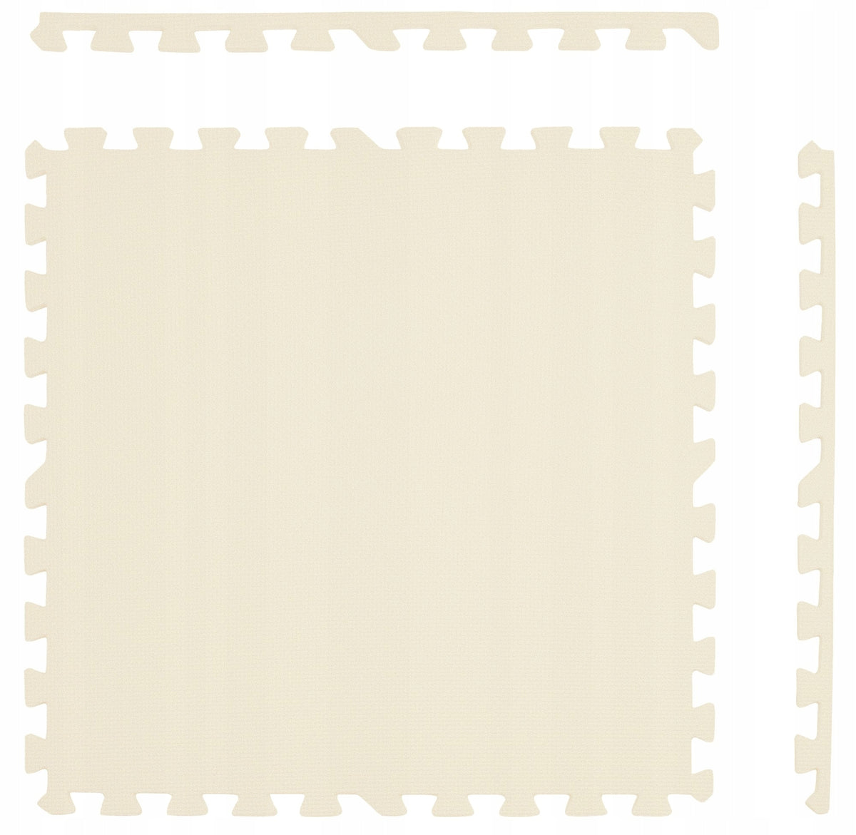FOAM MAT 180x60 LARGE FOAM PUZZLE 3 PCS CREAM Manufacturer code --