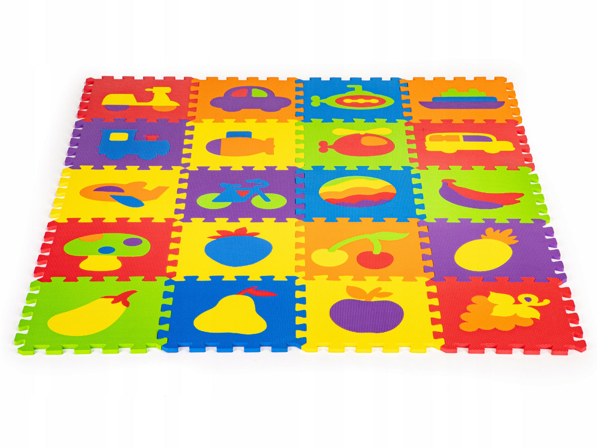 FOAM MAT EDUCATIONAL PUZZLE FOAM SPATIAL CARPET THICK Packaging status original