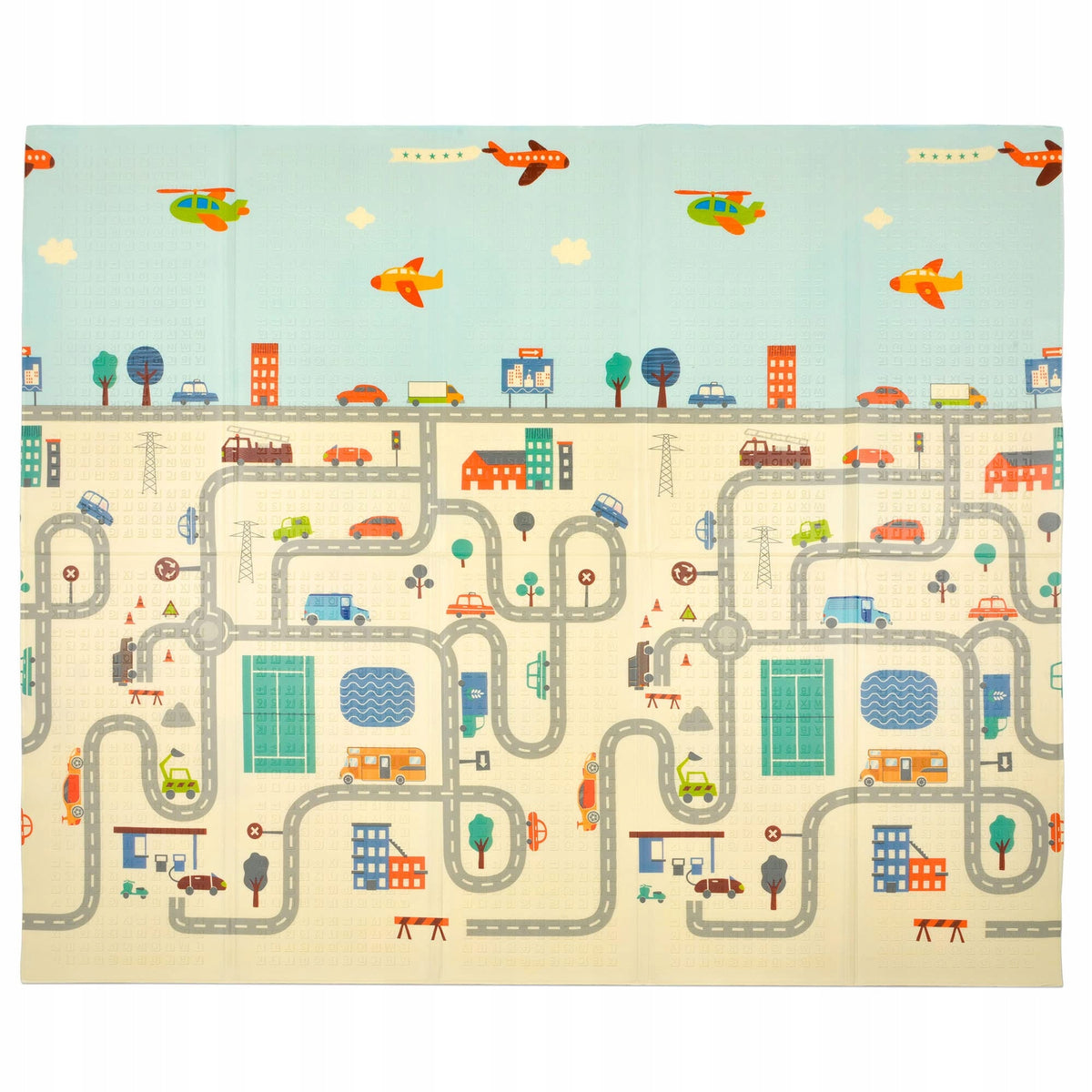FOAM MAT FOR CHILDREN ON DOUBLE-SIDED FLOOR LITTLE STORY 200x180x1cm Manufacturer code XPE-002B 0035253326256