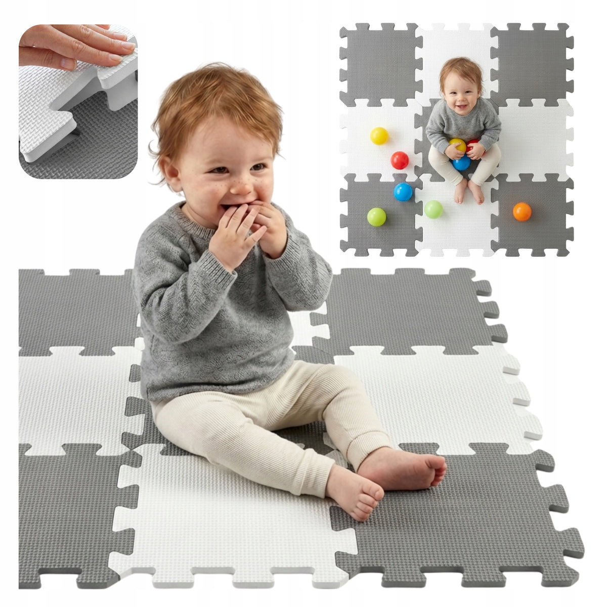 FOAM MAT Happy Kiddo Floor Educational Folding Packaging status original