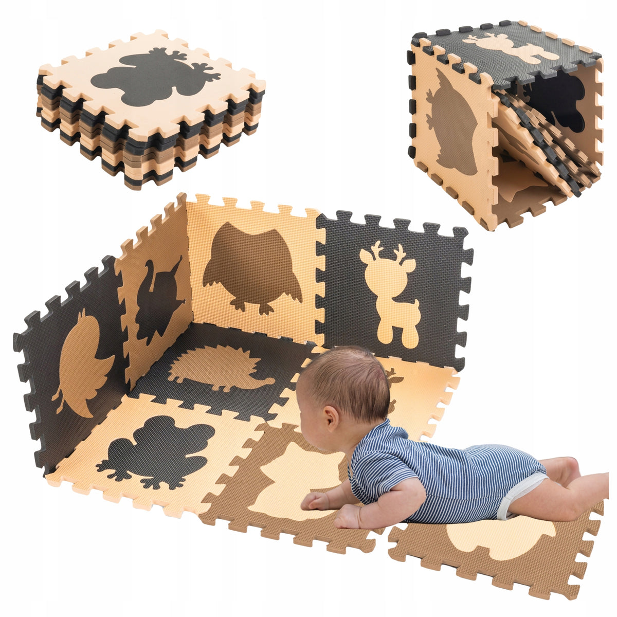 FOAM MAT LARGE THICK FOAM PUZZLE SOFT FOR ANIMAL FLOORING