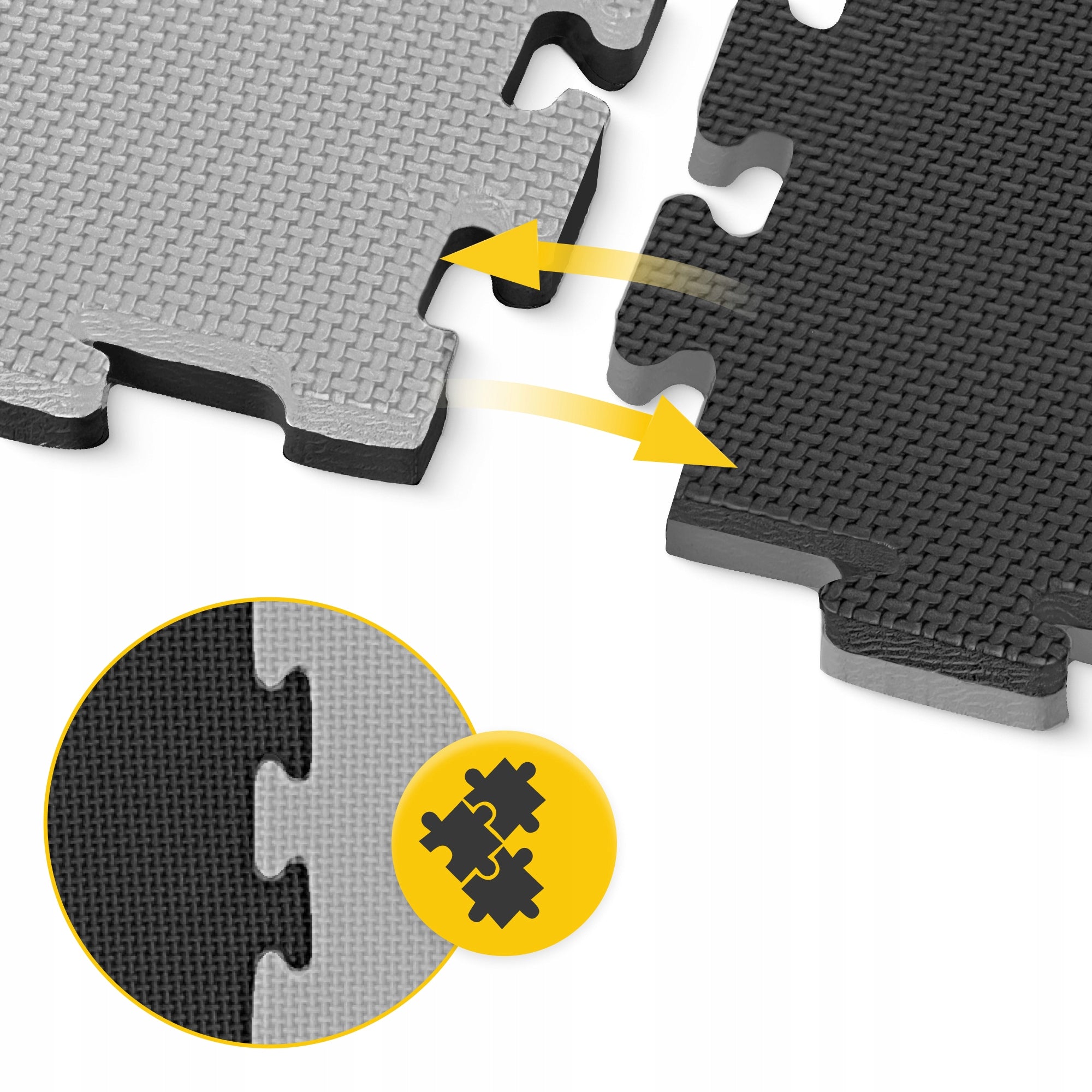 FOAM MAT PUZZLE FOR GYM EQUIPMENT NON-SLIP PROTECTIVE 2 CM Packaging status original