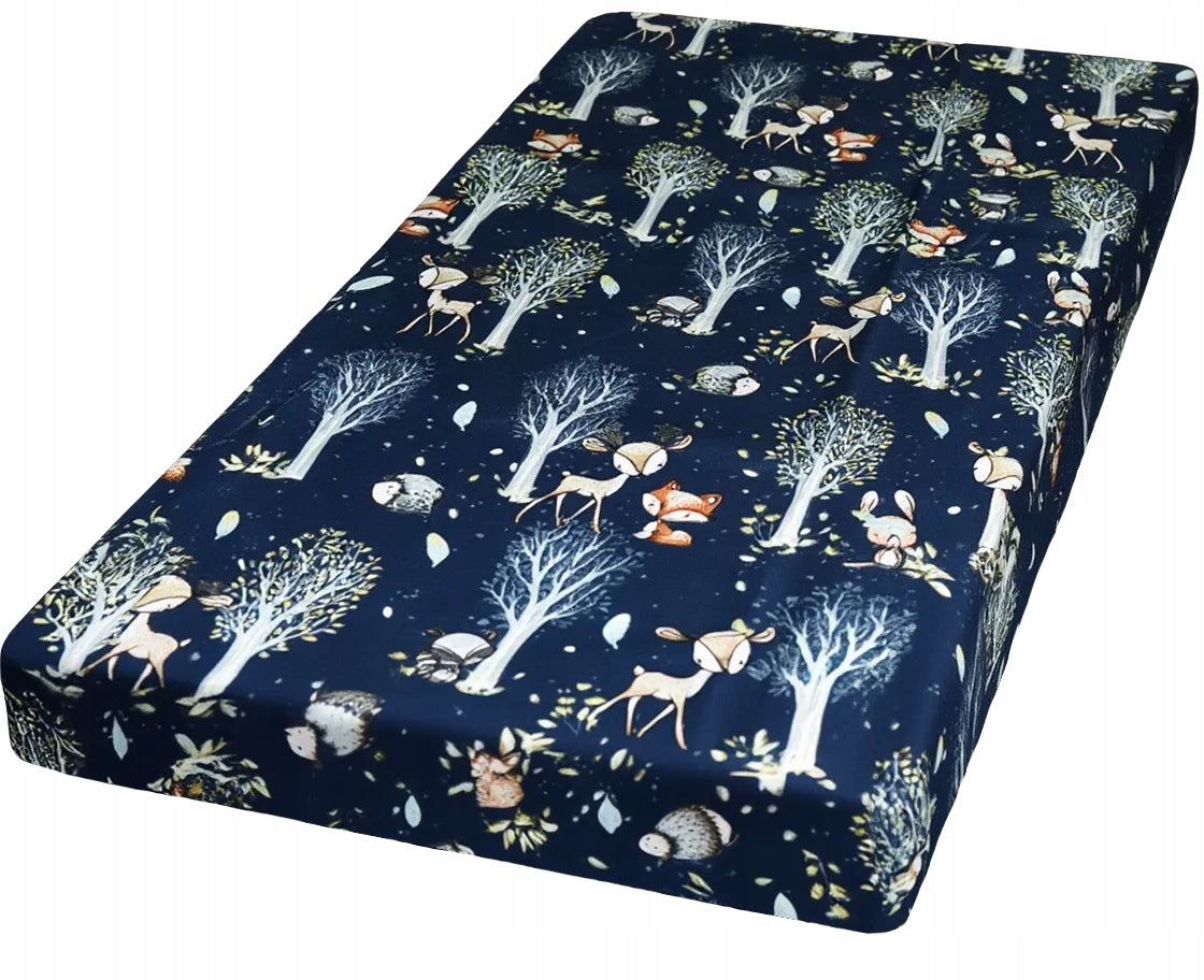 FOAM MATTRESS 60x120cm children's COT cover COTTON 9