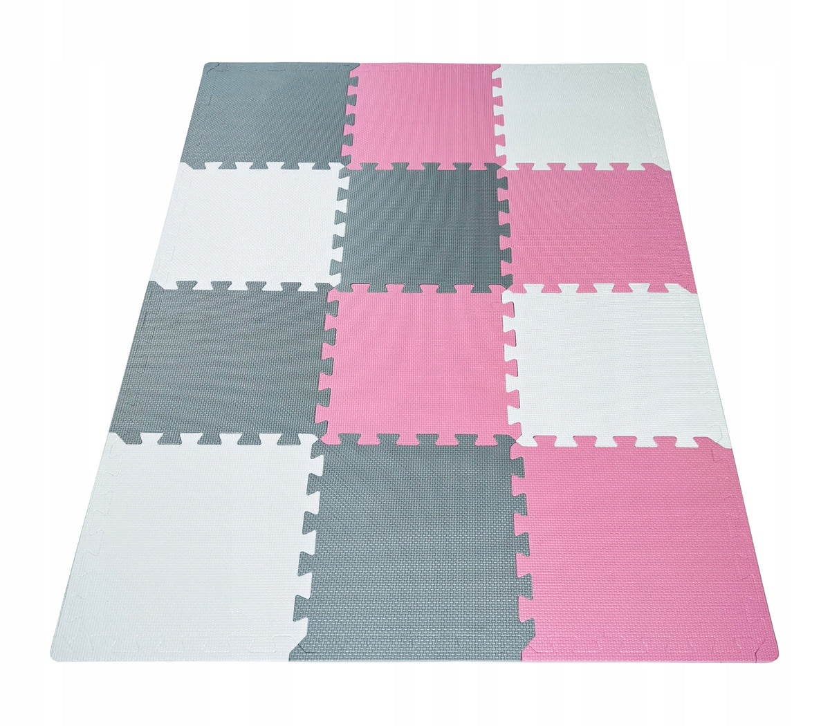 FOAM PUZZLE FOAM MAT puzzles for Children for Floors 12EL 90x120 THICK Manufacturer code EVA-T30-12-PINK
