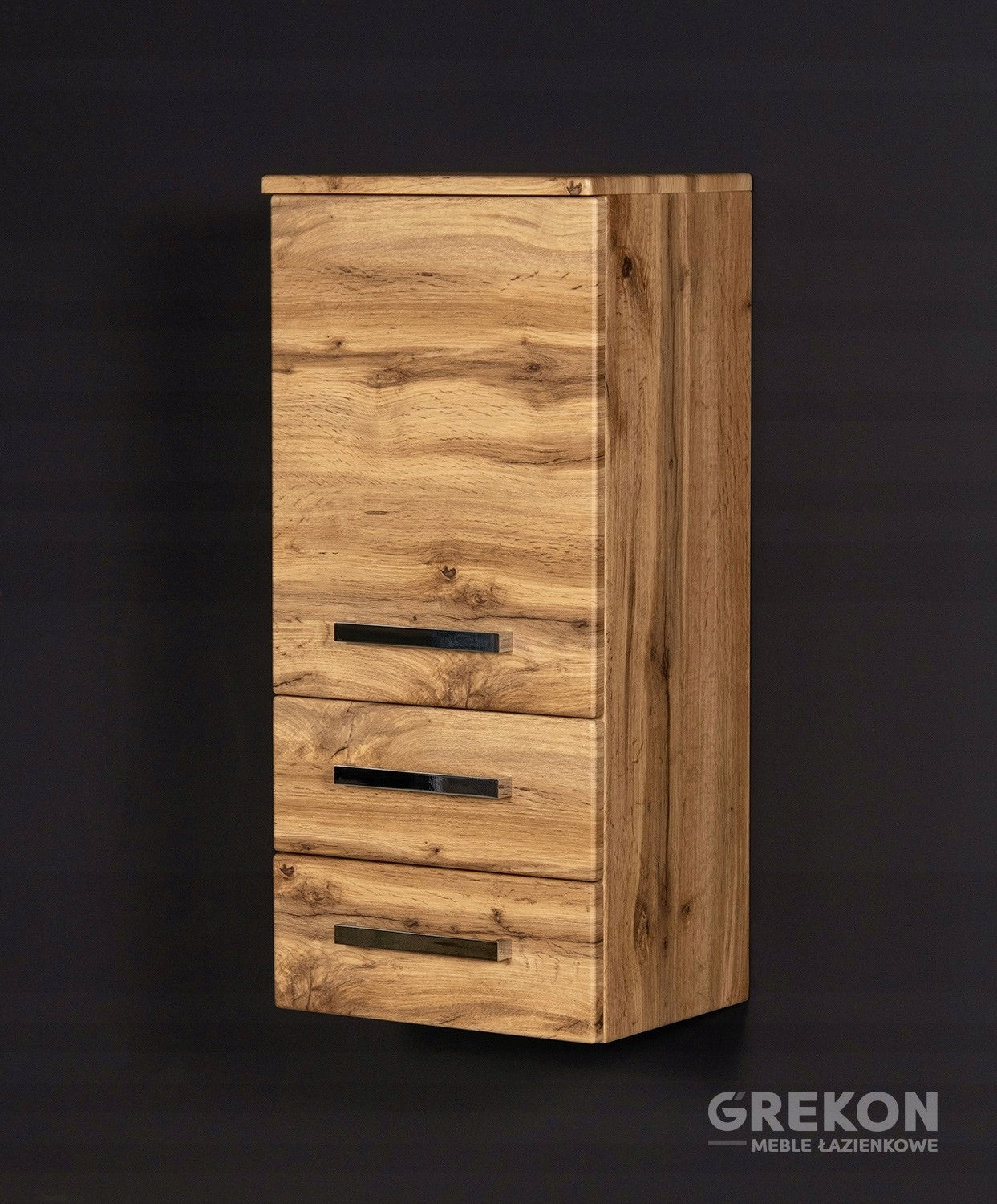 FOKUS NEW bathroom furniture natural oak bookcase low Furniture color natural oak