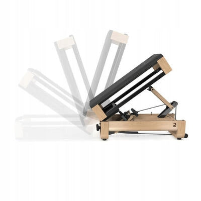 FOLDABLE COMPACT Stationary Rowing Machine Domyos Self-Powered Woodrower Manufacturer code 8604435