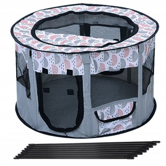 FOLDABLE LIGHTWEIGHT PLAYPEN CAT DOG CAGE 2 INPUTS SIZE XL Brand no brand