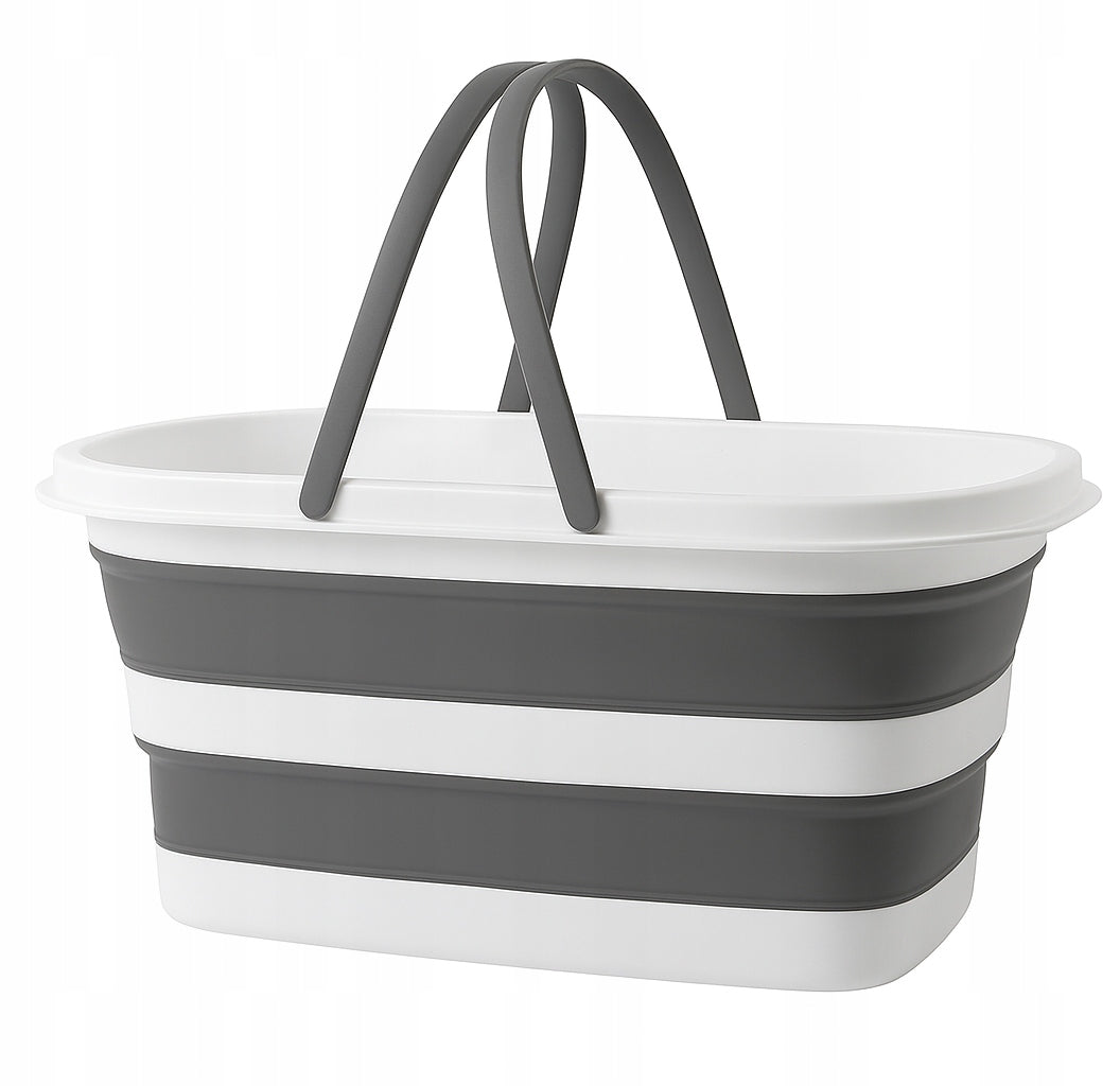 FOLDING BASKET UNIVERSAL LAUNDRY BOWL SILICONE FOR UNDERWEAR CAMPING Packaging status original