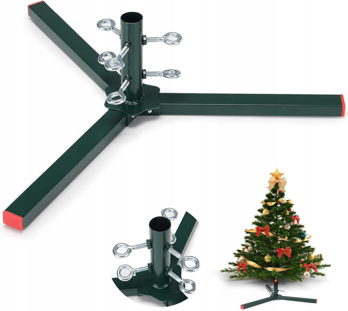 FOLDING CHRISTMAS TREE STAND TREE Tripod DMV Holder